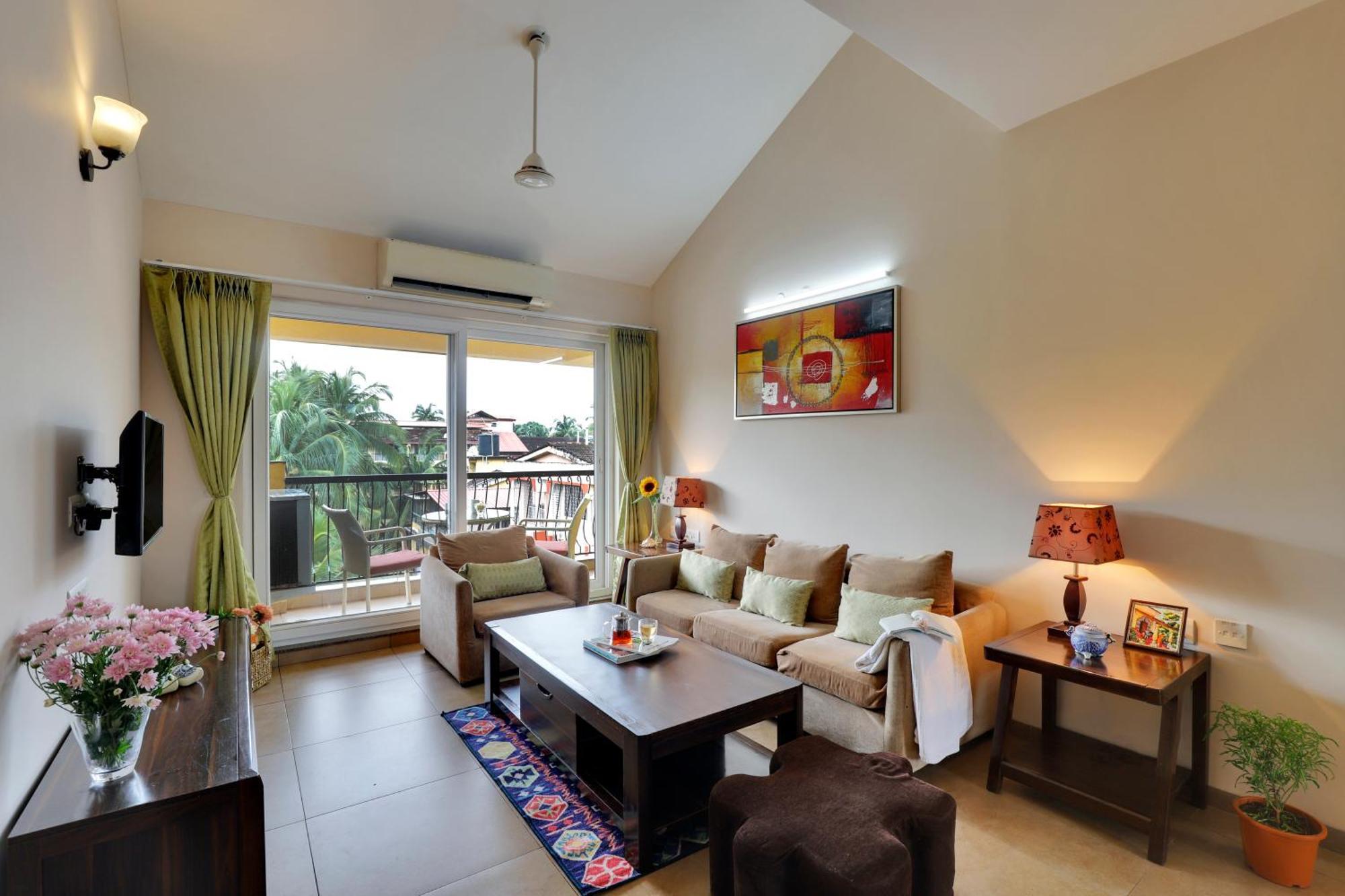 Veera Strand Park Serviced Apartments Near Calangute Luaran gambar