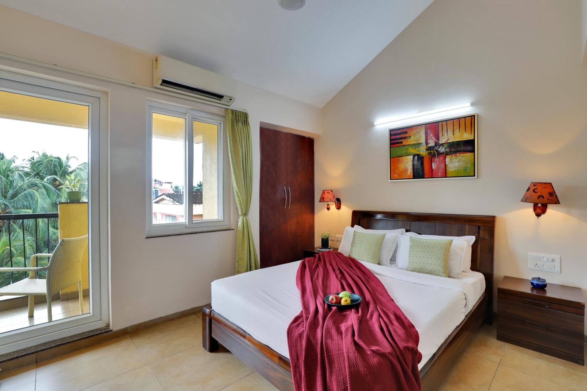 Veera Strand Park Serviced Apartments Near Calangute Luaran gambar