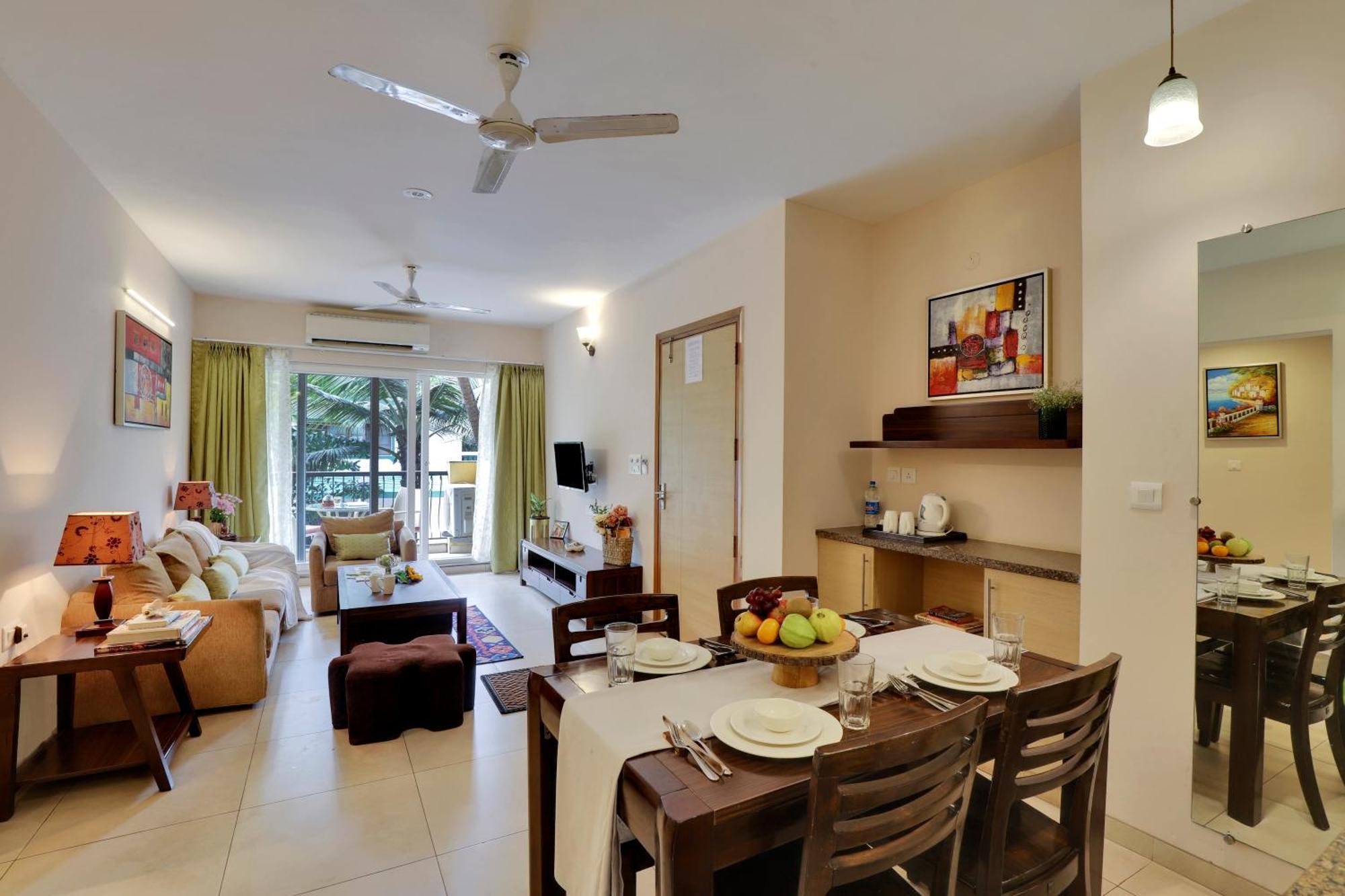 Veera Strand Park Serviced Apartments Near Calangute Luaran gambar